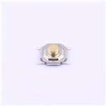 Kinghelm Pitch 4*4*2.3mm Brass Button Waterproof Tactile Switch 50mA 12V -  KH-404023-AJ